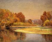 急流岸上的梧桐树 - 约翰·奥蒂斯·亚当斯